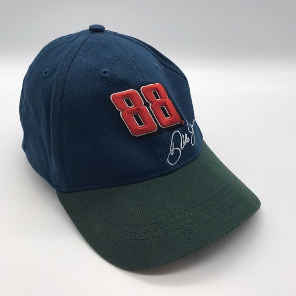 Dale Earnhardt Jr. Junior #88 NASCAR Baseball Cap Kellogg’s Racing Navy & Green - Picture 2 of 8